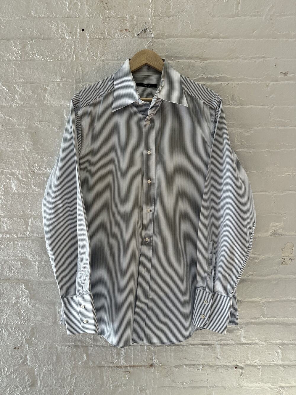 Gucci by Tom Ford Striped Button Up Shirt